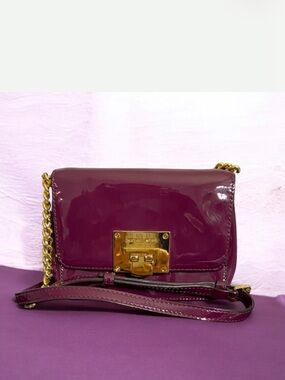 NWOT Michael Kors  Crossbody  Pattens Leather Tina Small Bag